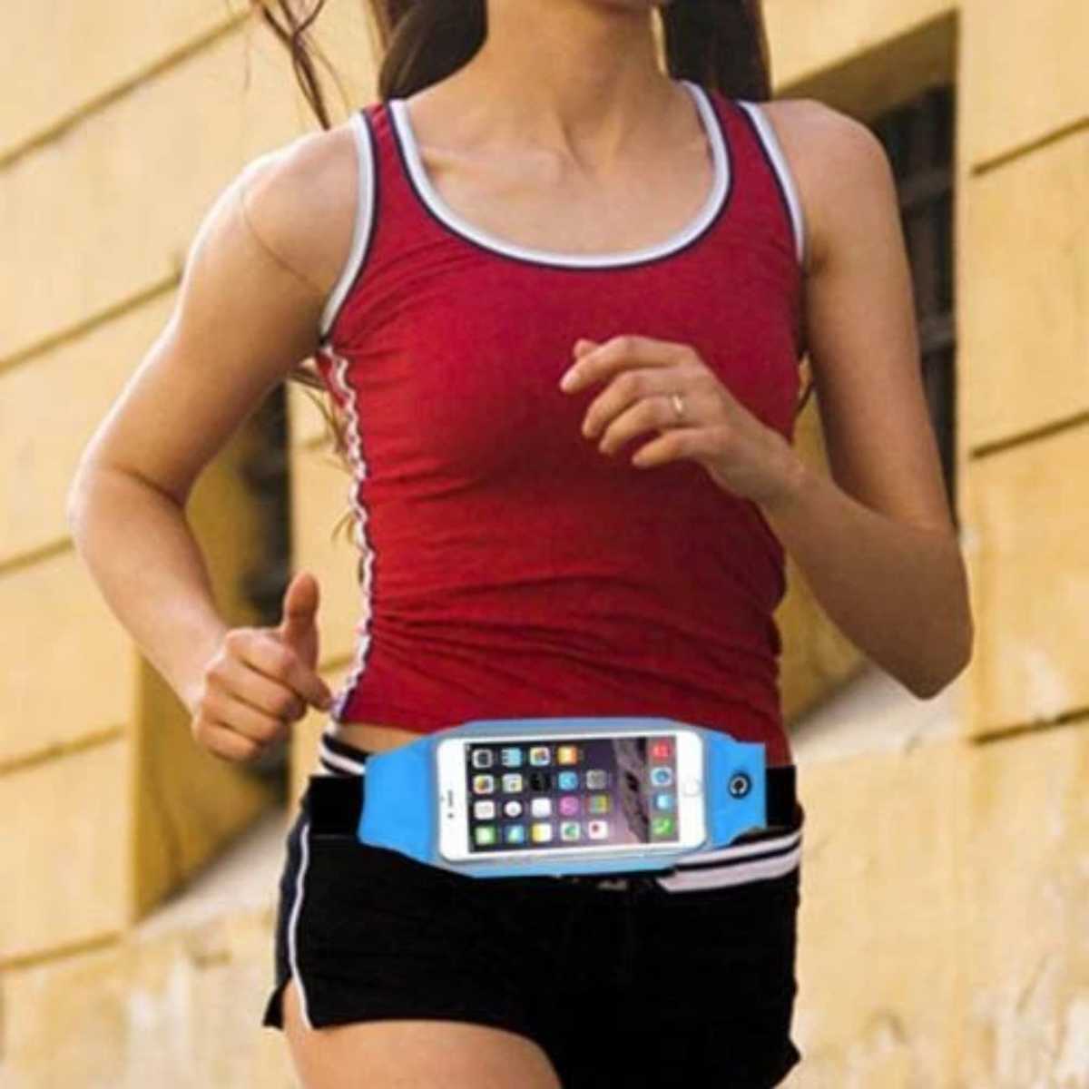 PACK X2 CANGURO DEPORTIVO PORTA CELULAR AJUSTABLE IMPERMEABLE COLORES SURTIDOS - 3