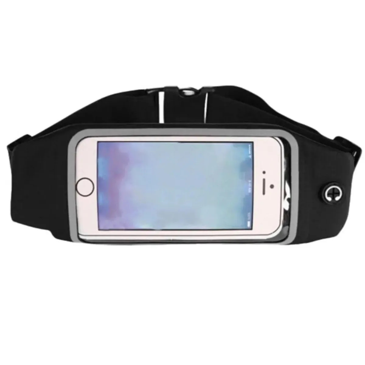 PACK X2 CANGURO DEPORTIVO PORTA CELULAR AJUSTABLE IMPERMEABLE COLORES SURTIDOS - 7