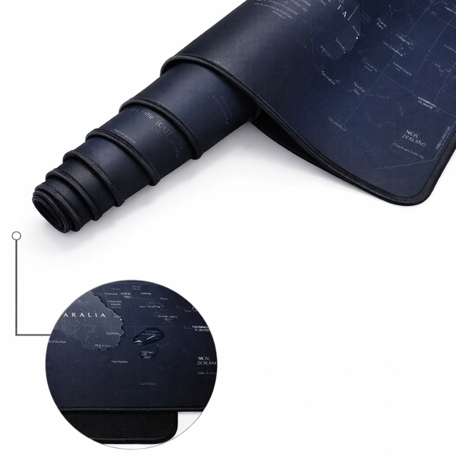 MOUSEPAD GAMER XXL 80X30 CM MAPA MUNDIAL BASE ANTIDESLIZANTE - 9