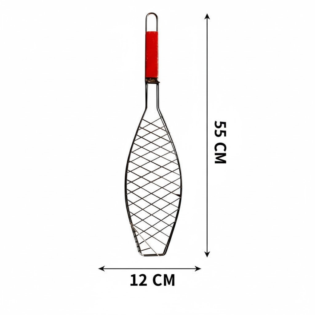 CANASTILLA PARA PESCADO ACERO INOXIDABLE - 10