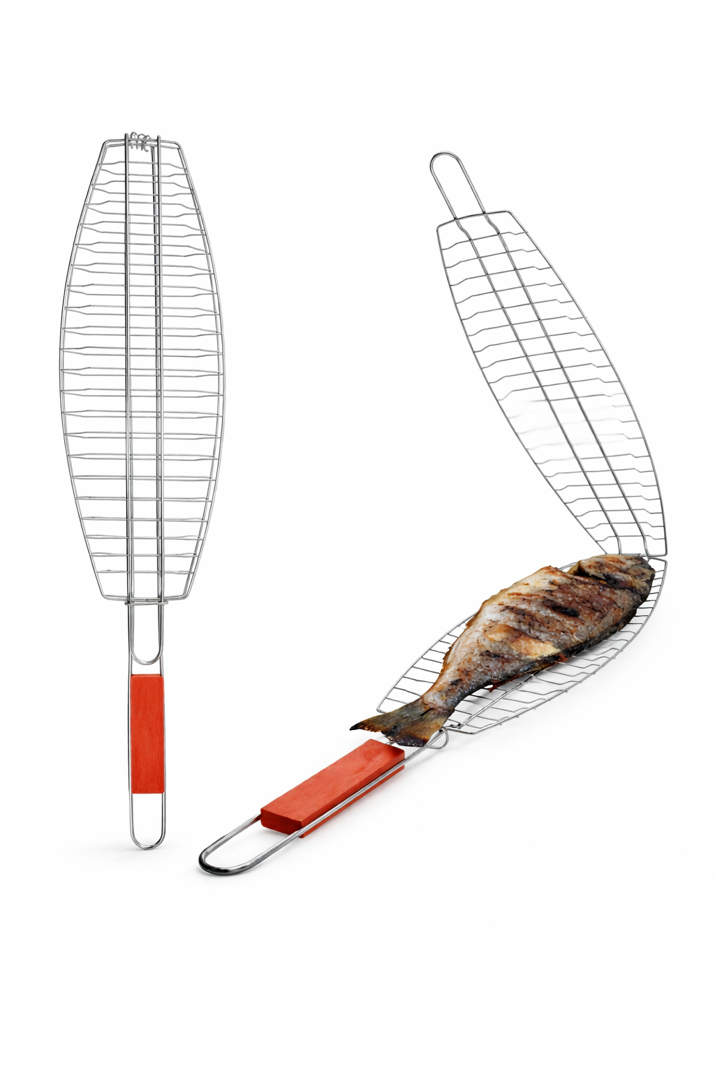 CANASTILLA PARA PESCADO ACERO INOXIDABLE - 3