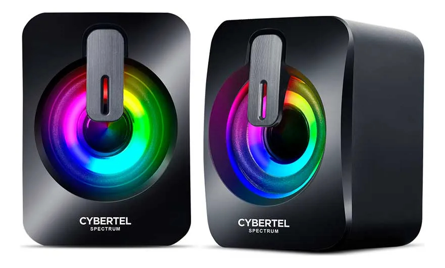 SISTEMA DE SONIDO 2.0 RGB PARA PC Y LAPTOP CBX S303 - 3