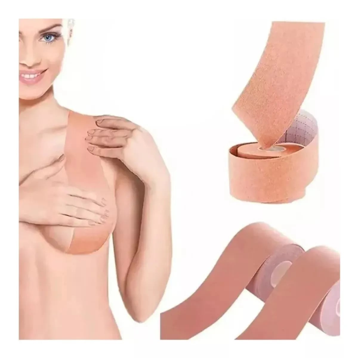 CINTA ADHESIVA BOOB TAPE 5CM X 5M - AJUSTE PERFECTO Y DISCRETO - 1