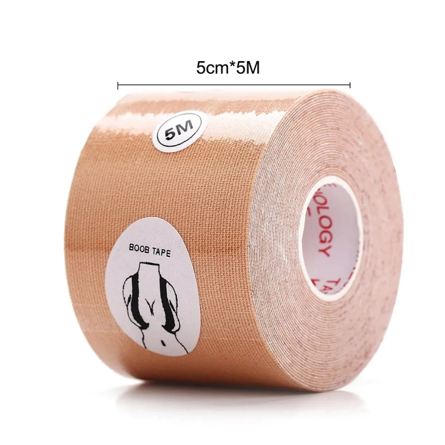CINTA ADHESIVA BOOB TAPE 5CM X 5M - AJUSTE PERFECTO Y DISCRETO - 6