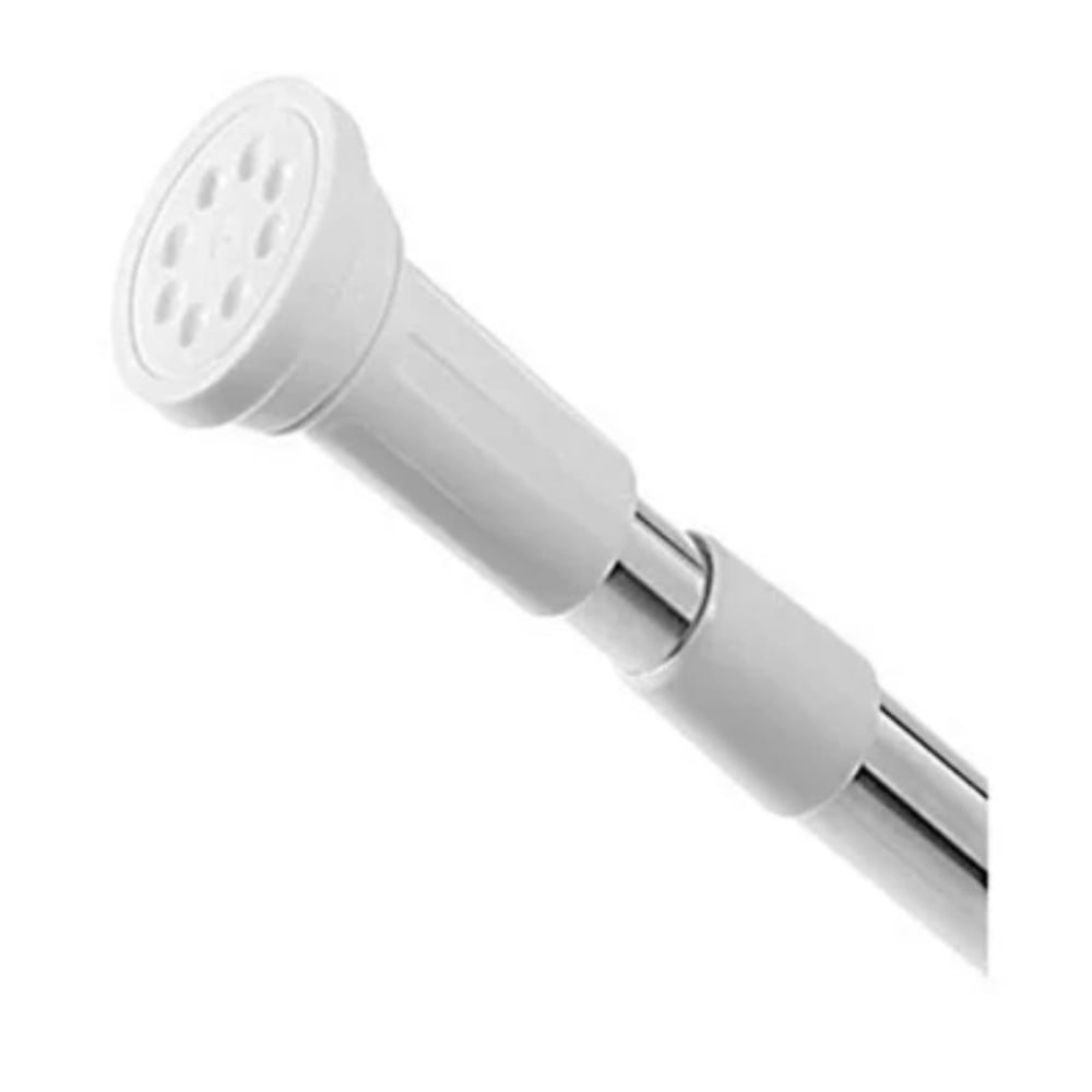 BARRA TELESCÓPICA AJUSTABLE PARA CORTINA DE BAÑO – DURADERA Y FÁCIL DE INSTALAR - 2