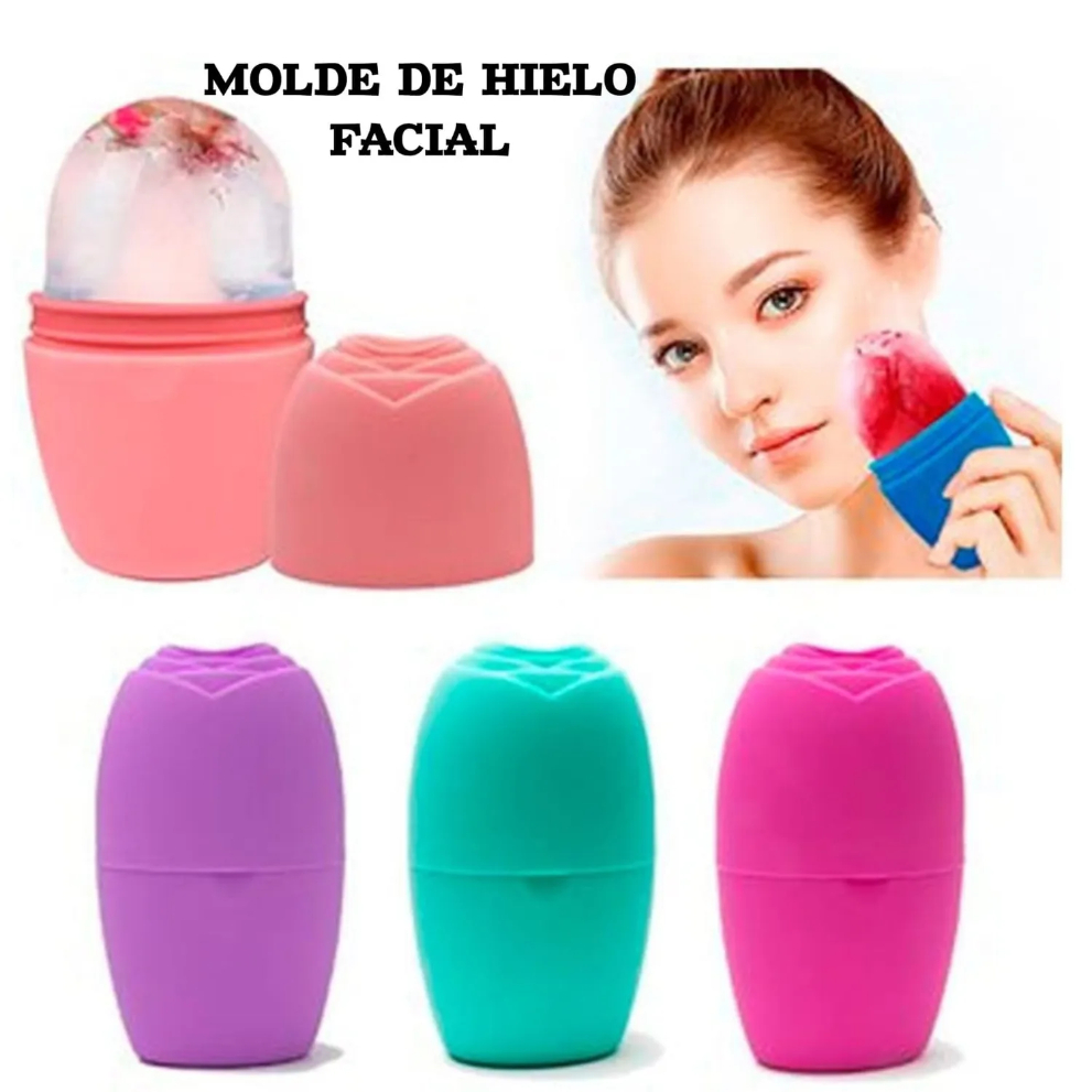PACK X2 MASAJEADORES FACIALES MOLDE DE HIELO – HIELOTERAPIA PARA TU ROSTRO - 2