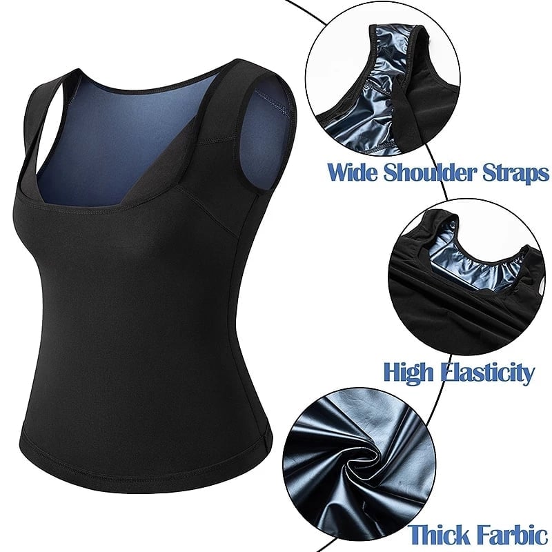 CAMISETA SWEAT SHAPER PARA MUJER – EFECTO SAUNA Y MOLDEADOR DE CUERPO - 5