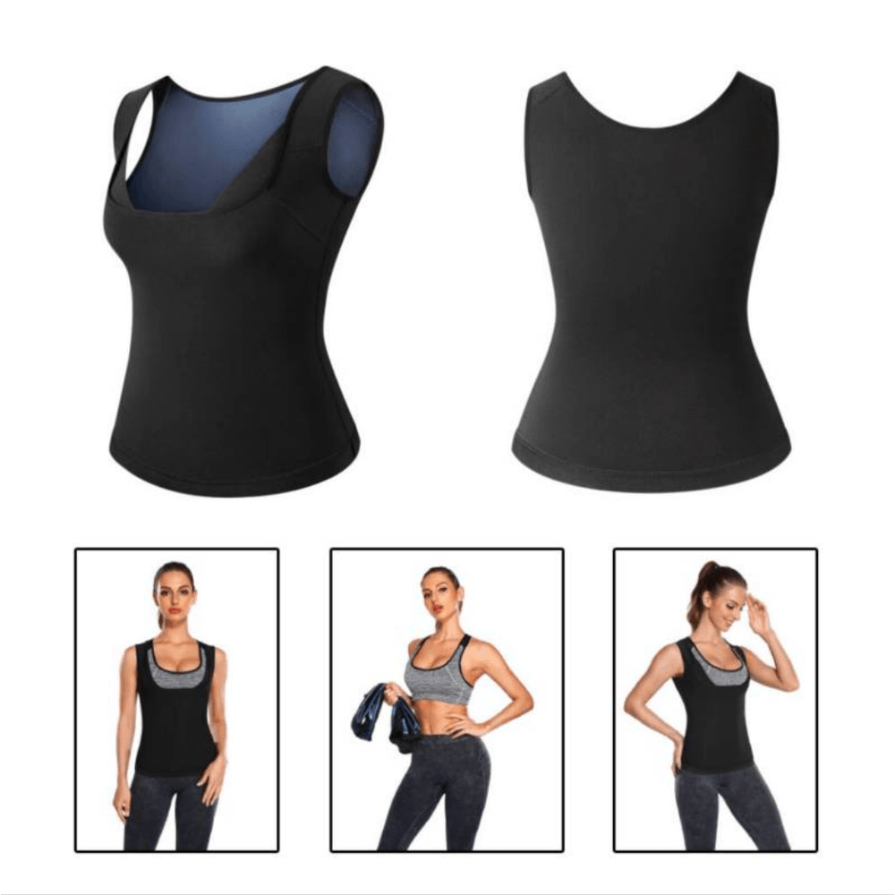 CAMISETA SWEAT SHAPER PARA MUJER – EFECTO SAUNA Y MOLDEADOR DE CUERPO - 6