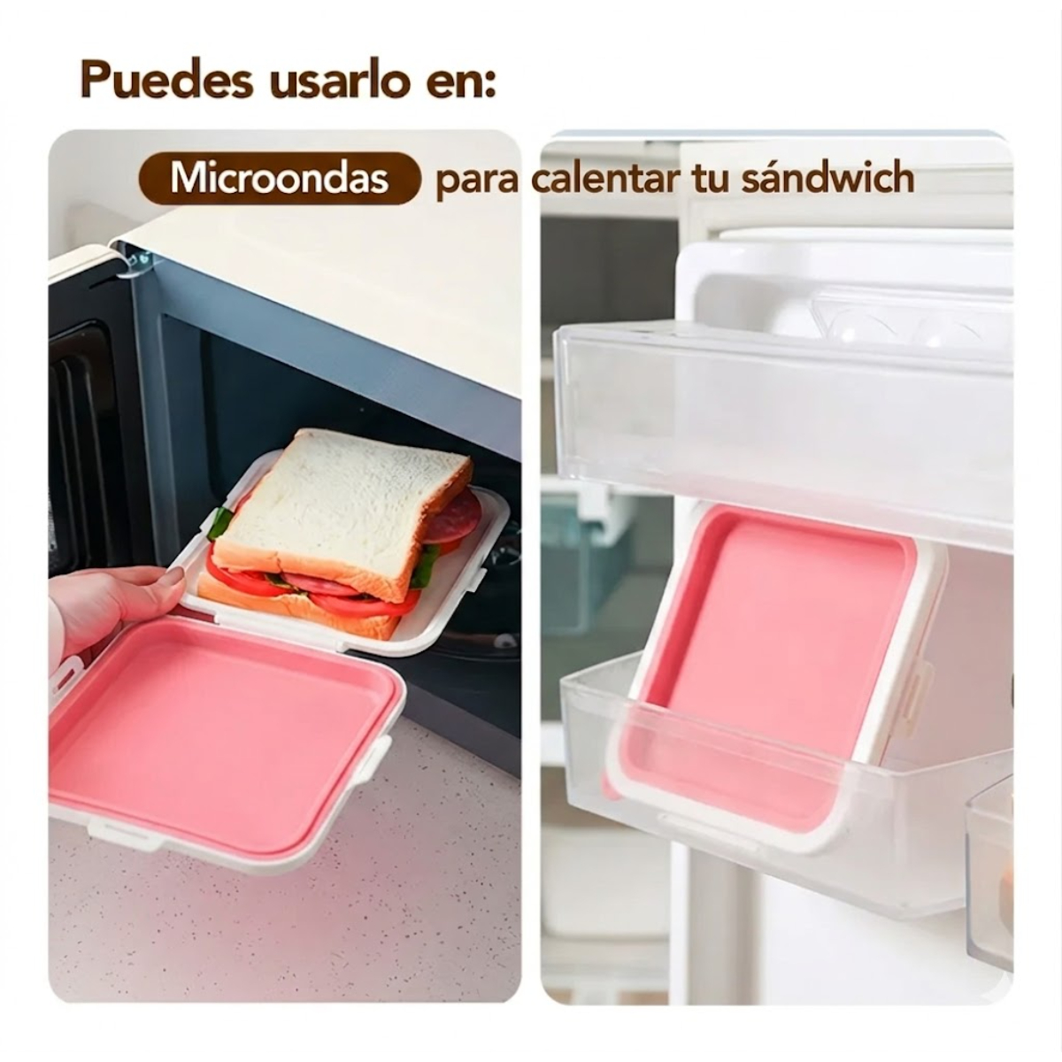 CAJA PARA SANDWICH – CIERRE HERMÉTICO Y PRÁCTICA - 3