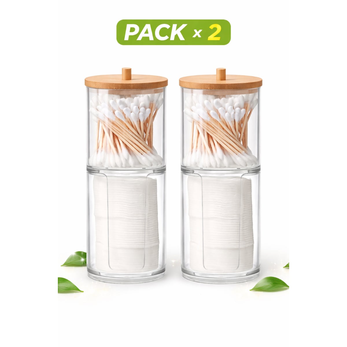 PACK X2 ORGANIZADORES ACRÍLICOS PARA BAÑO - 1