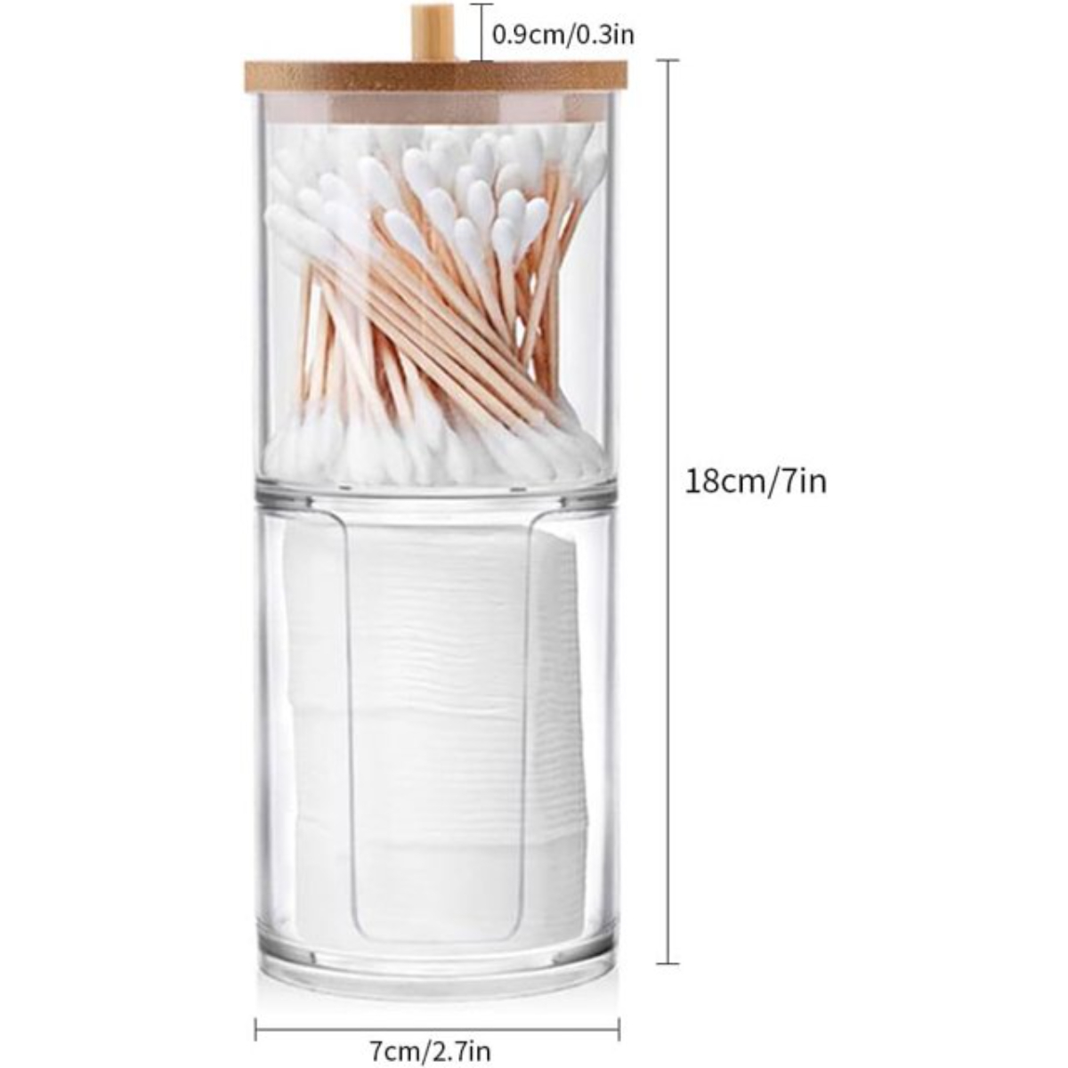 PACK X2 ORGANIZADORES ACRÍLICOS PARA BAÑO - 8