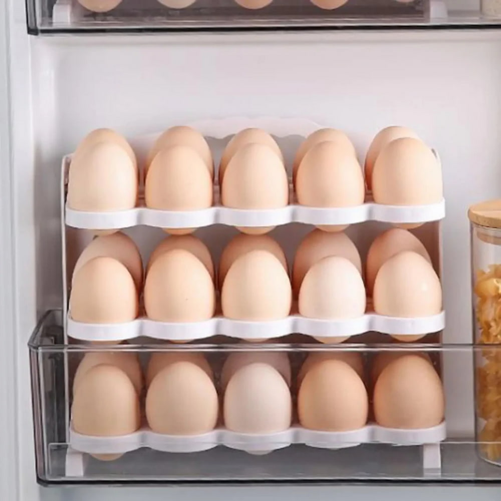 PORTA HUEVOS APILABLE PARA COCINA Y REFRIGERADORA - 2
