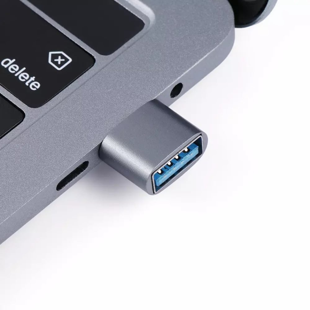PACK X2 ADAPTADOR OTG USB A TIPO C ALTA VELOCIDAD - 2