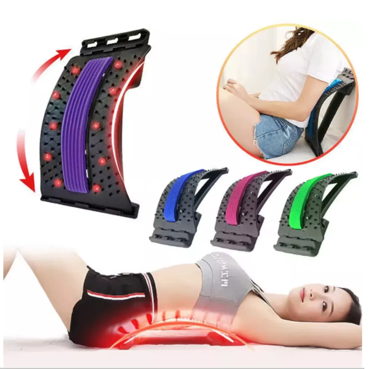 ESTIRADOR DE ESPALDA CON APOYO LUMBAR - 1