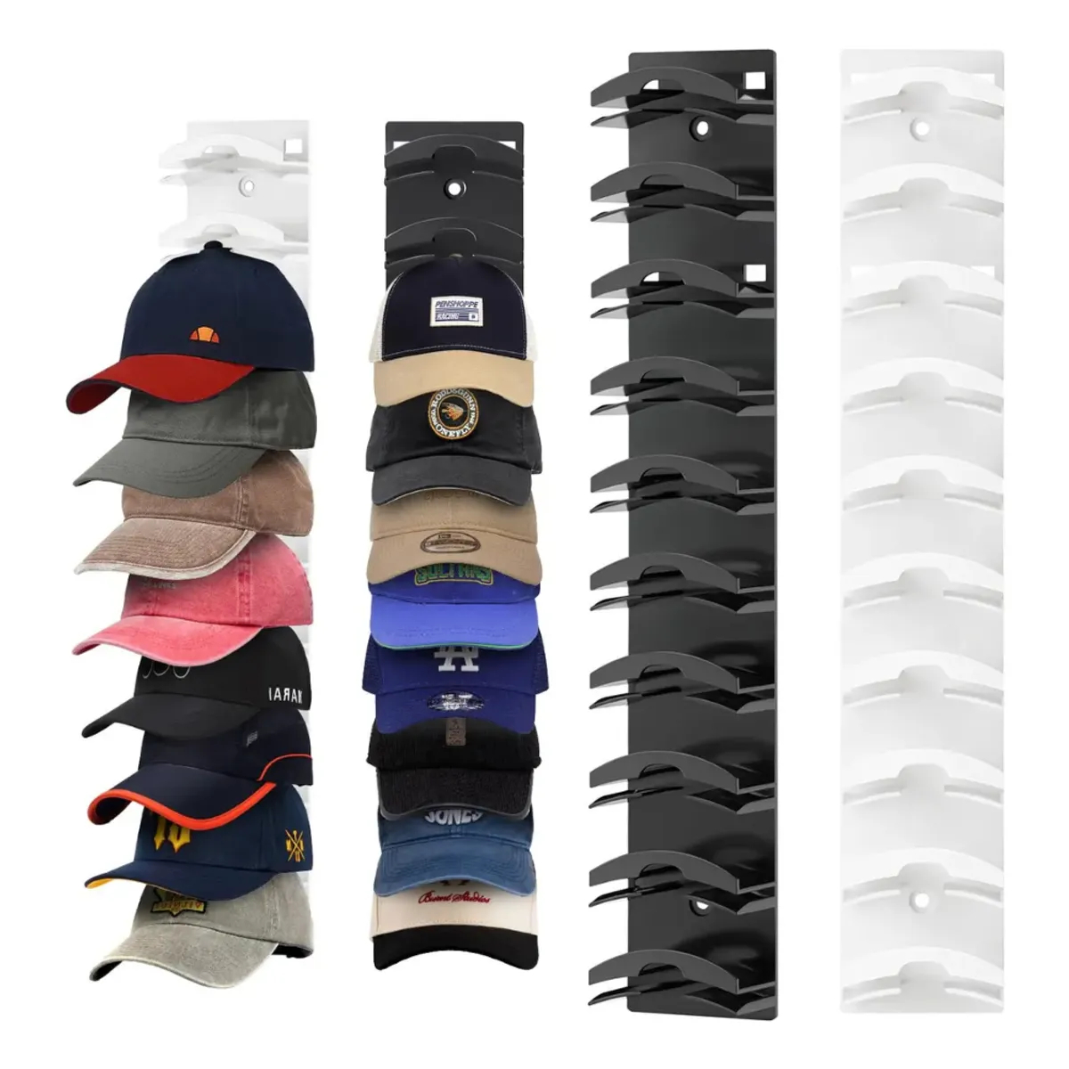 PORTA GORRAS DE PARED PARA CLOSET - 1