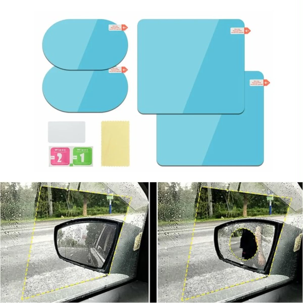 PROTECTOR PARA ESPEJO Y LUNA DE AUTO - 1