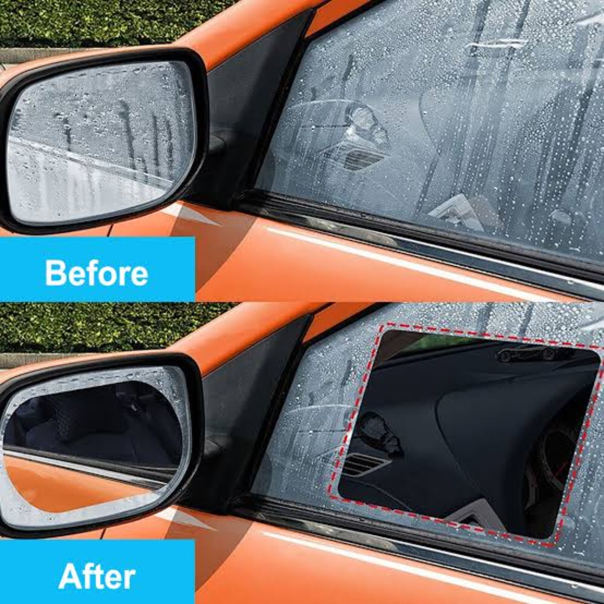 PROTECTOR PARA ESPEJO Y LUNA DE AUTO - 3