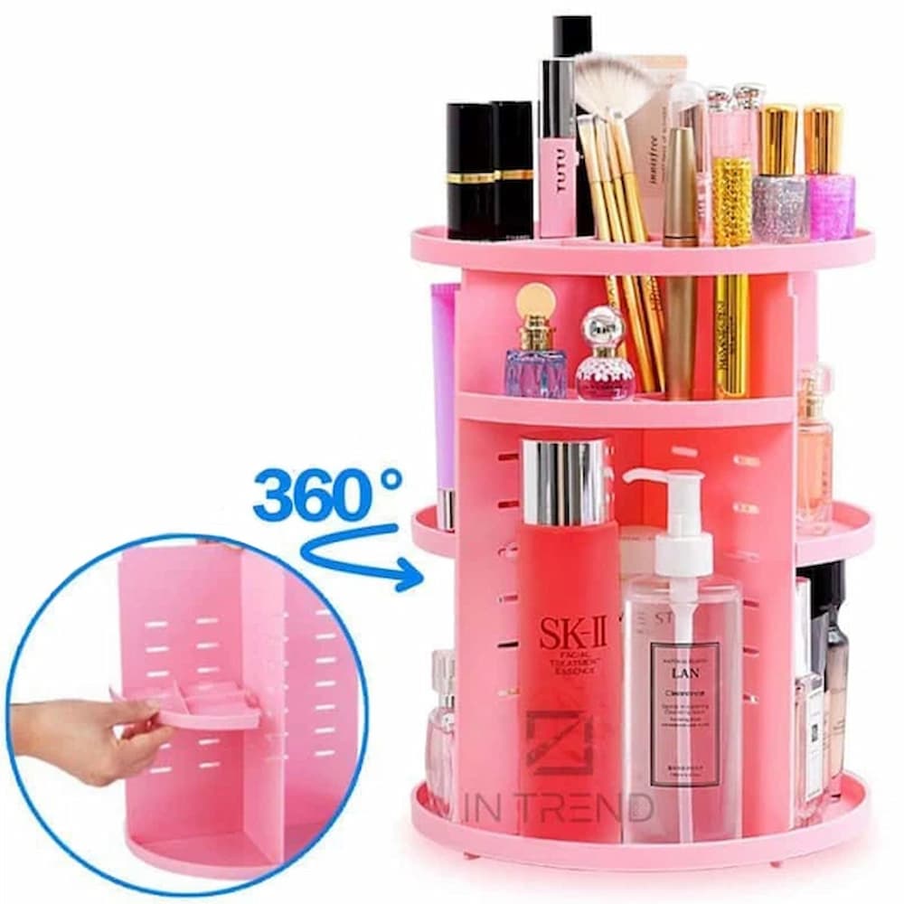 ORGANIZADOR GIRATORIO 360 PARA MAQUILLAJE - 5