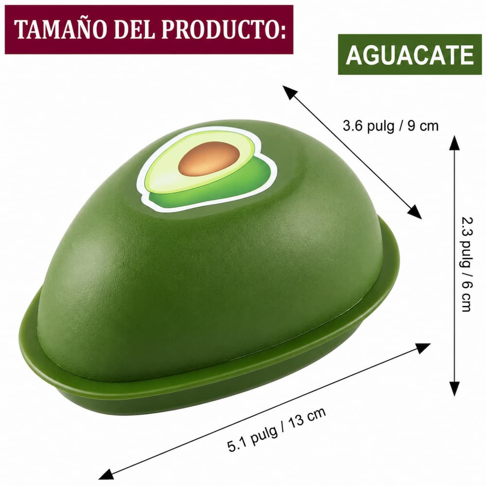 CONSERVADOR DE PALTA REUTILIZABLE PARA REFRIGERADORA - 8