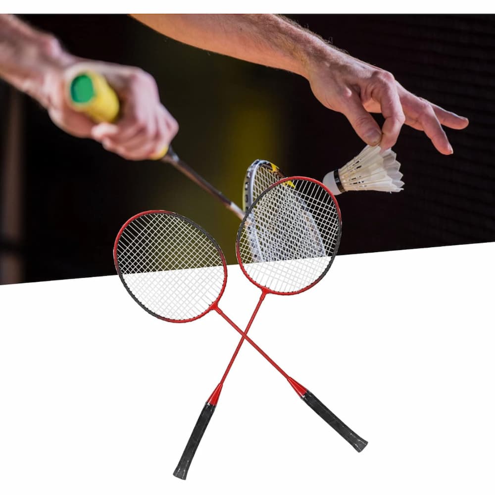 SET DE BÁDMINTON 2 RAQUETAS CON VOLANTE Y FUNDA - 4