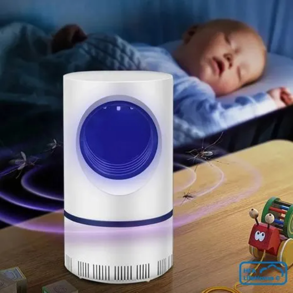 LÁMPARA MATA ZANCUDOS UV PORTÁTIL PARA HOGAR - 4