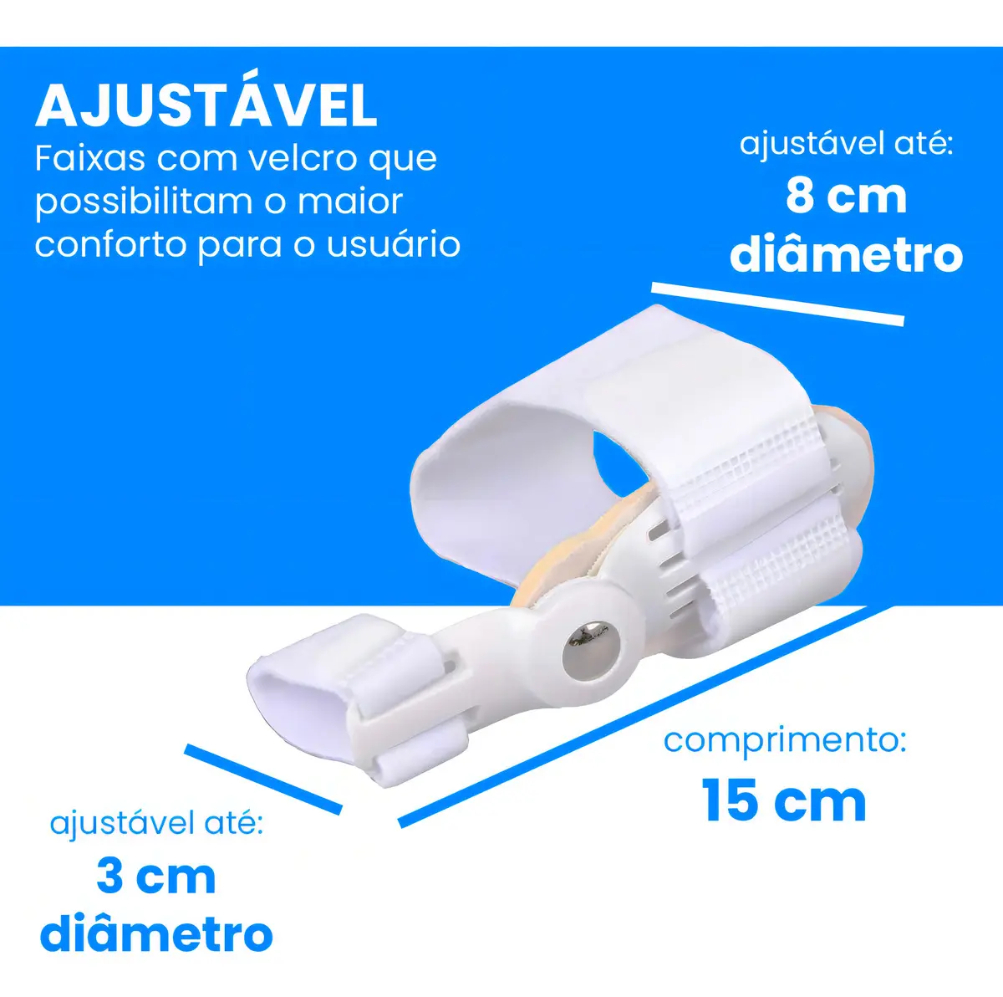 CORRECTOR DE JUANETE HALLUX VALGUS AJUSTABLE PARA PIE - 3