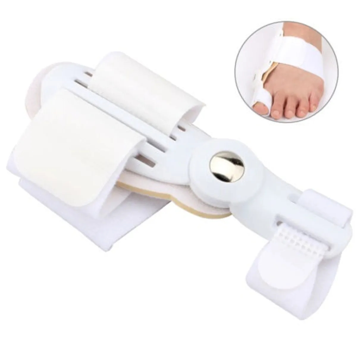 CORRECTOR DE JUANETE HALLUX VALGUS AJUSTABLE PARA PIE - 7