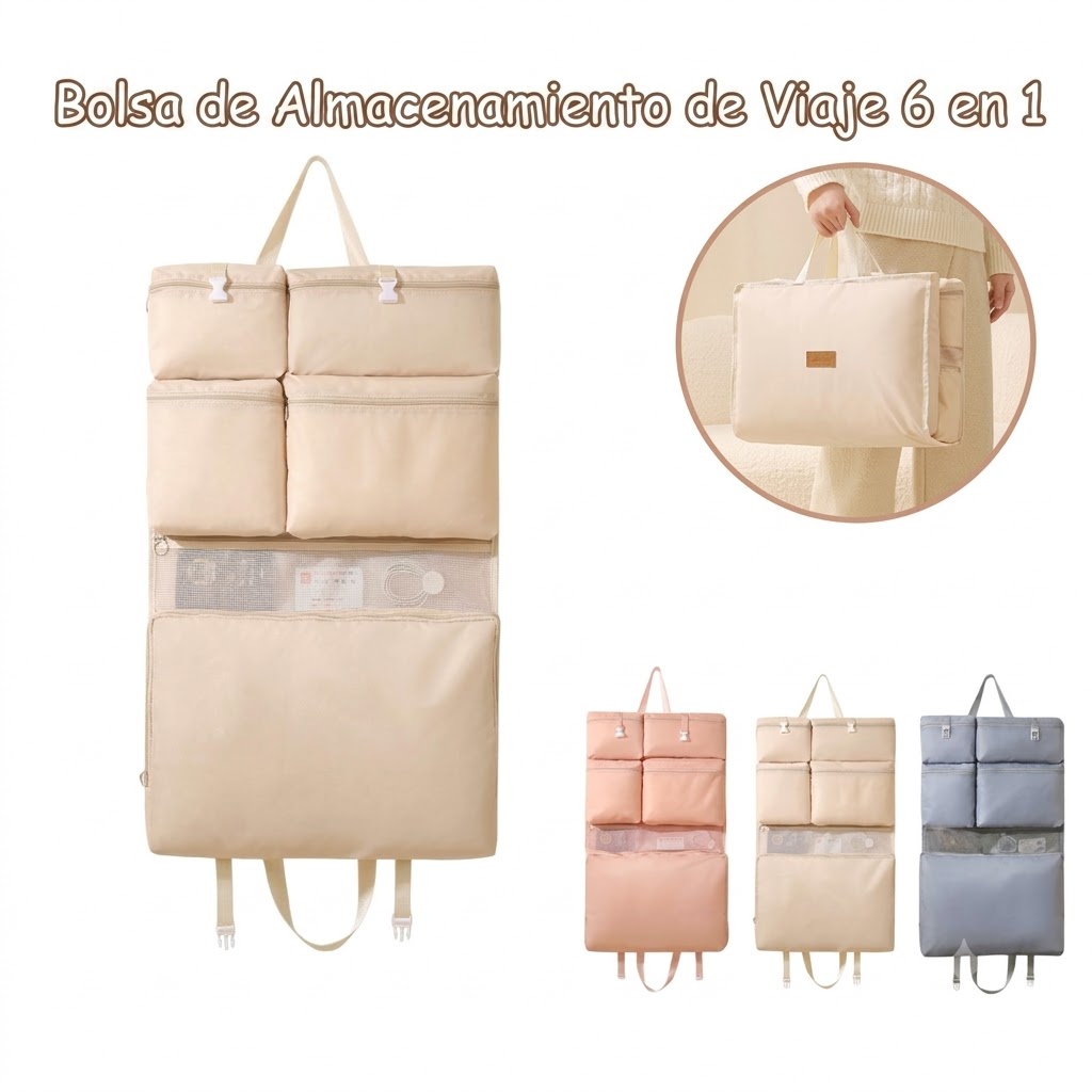 BOLSA ORGANIZADORA DE ROPA PARA VIAJE Y MALETA - 1