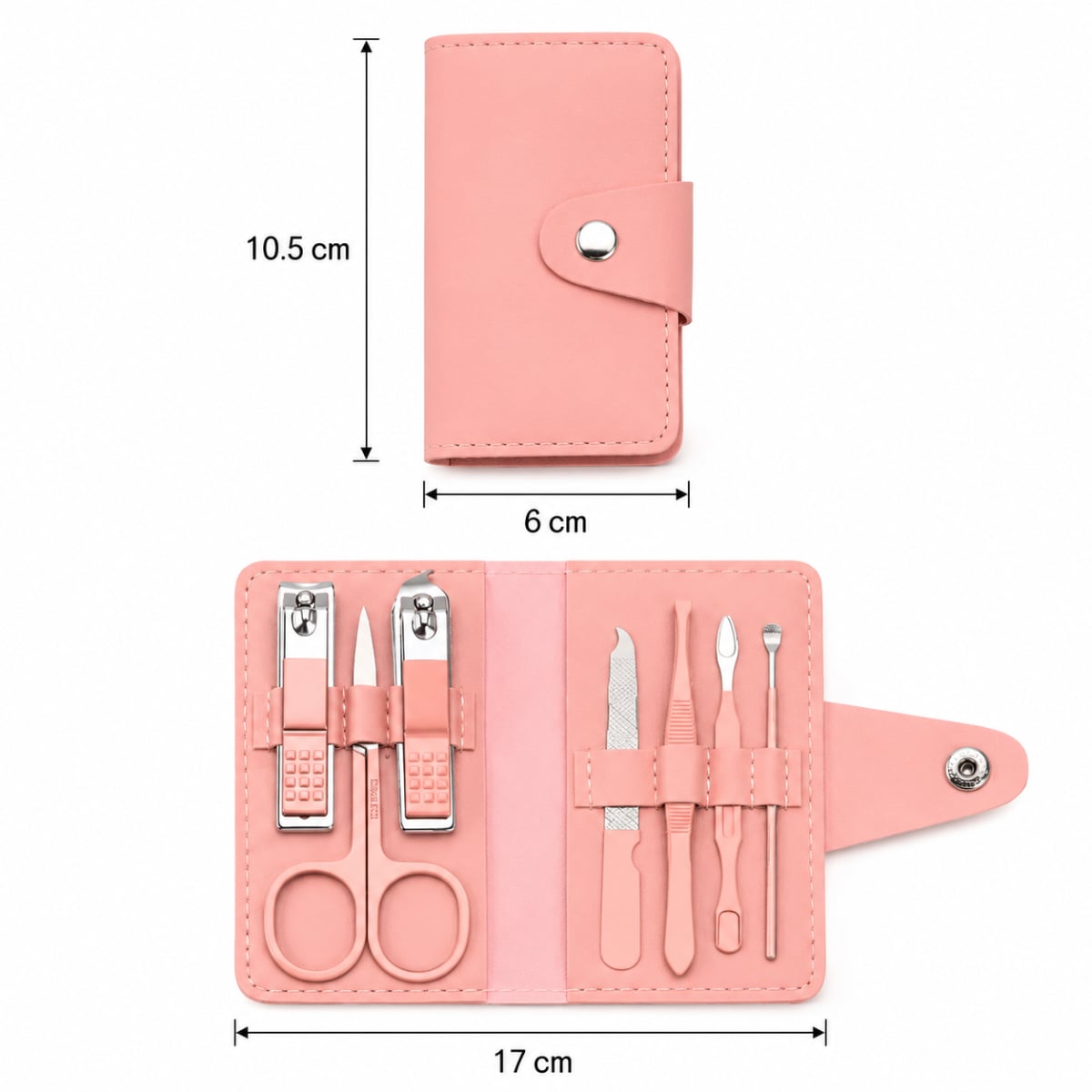 SET DE MANICURA PORTÁTIL 7 PIEZAS CON ESTUCHE - 8