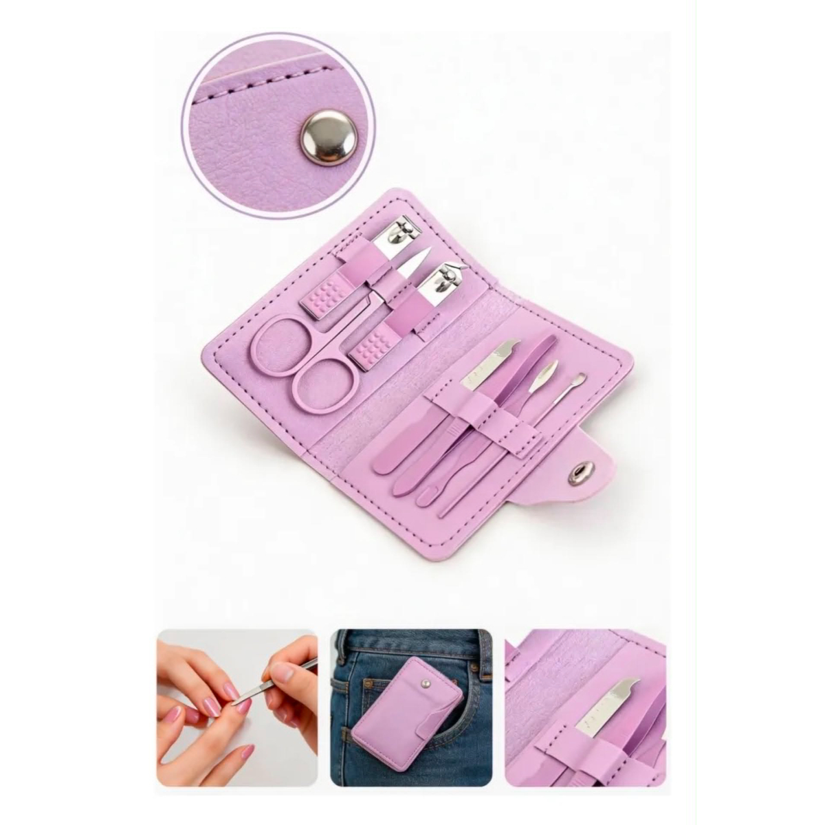 KIT CORTAUÑAS MANICURA Y PEDICURA PARA VIAJE - 1