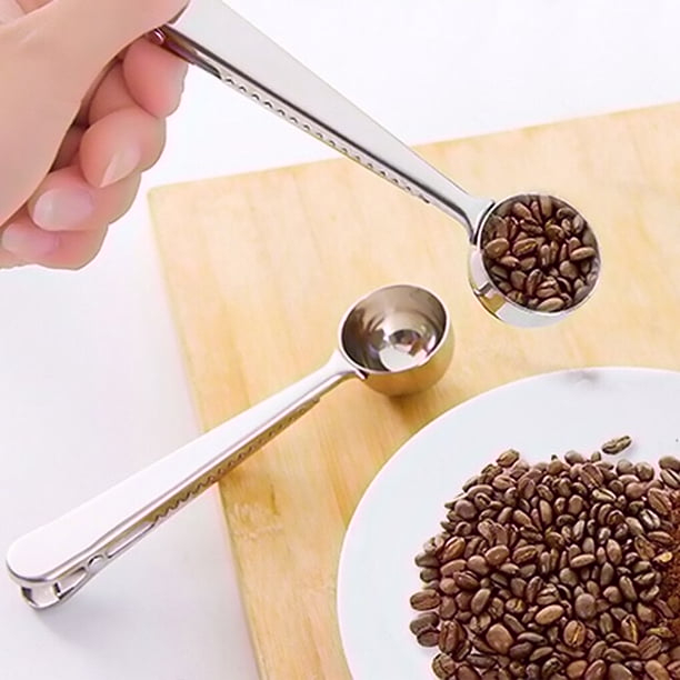 CUCHARA MEDIDORA DE CAFÉ CON CLIP SELLADOR - 3