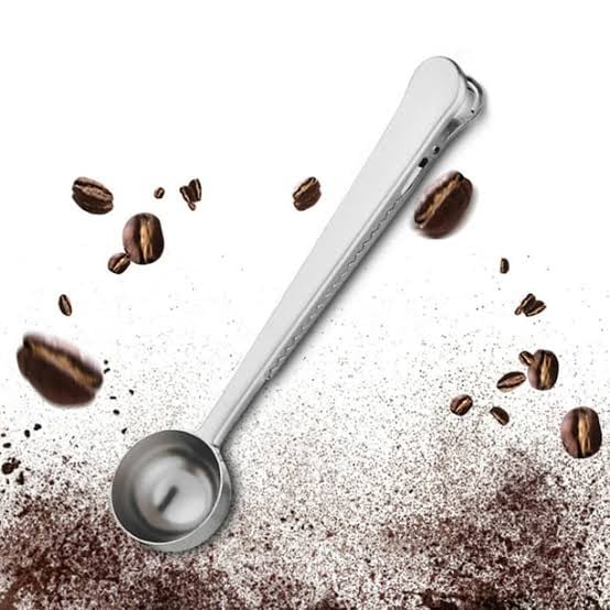CUCHARA PARA CAFÉ ACERO INOXIDABLE CON PINZA - 2