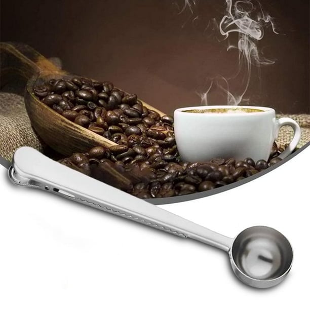 CUCHARA PARA CAFÉ ACERO INOXIDABLE CON PINZA - 3