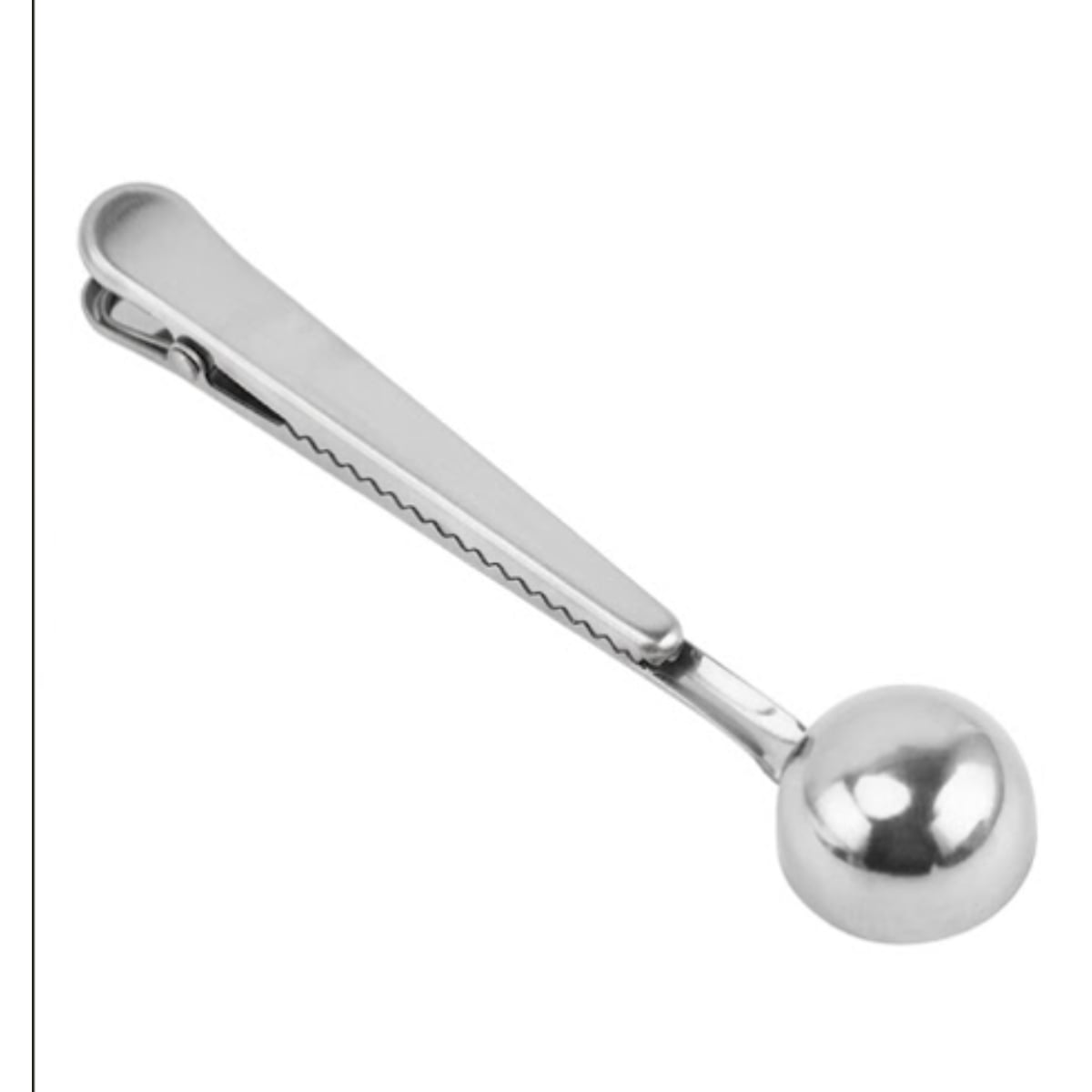 CUCHARA PARA CAFÉ ACERO INOXIDABLE CON PINZA - 6