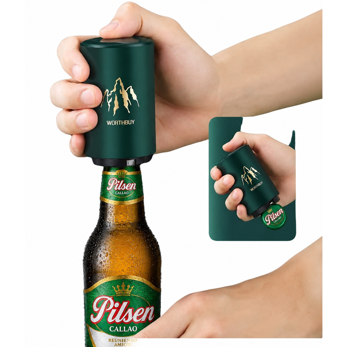 ABRIDOR DE BOTELLAS A PRESIÓN CON IMÁN - 1