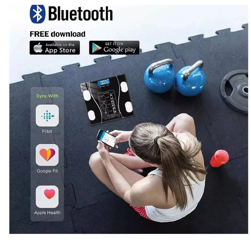 BALANZA DIGITAL INTELIGENTE BLUETOOTH CON APP CORPORAL - 5