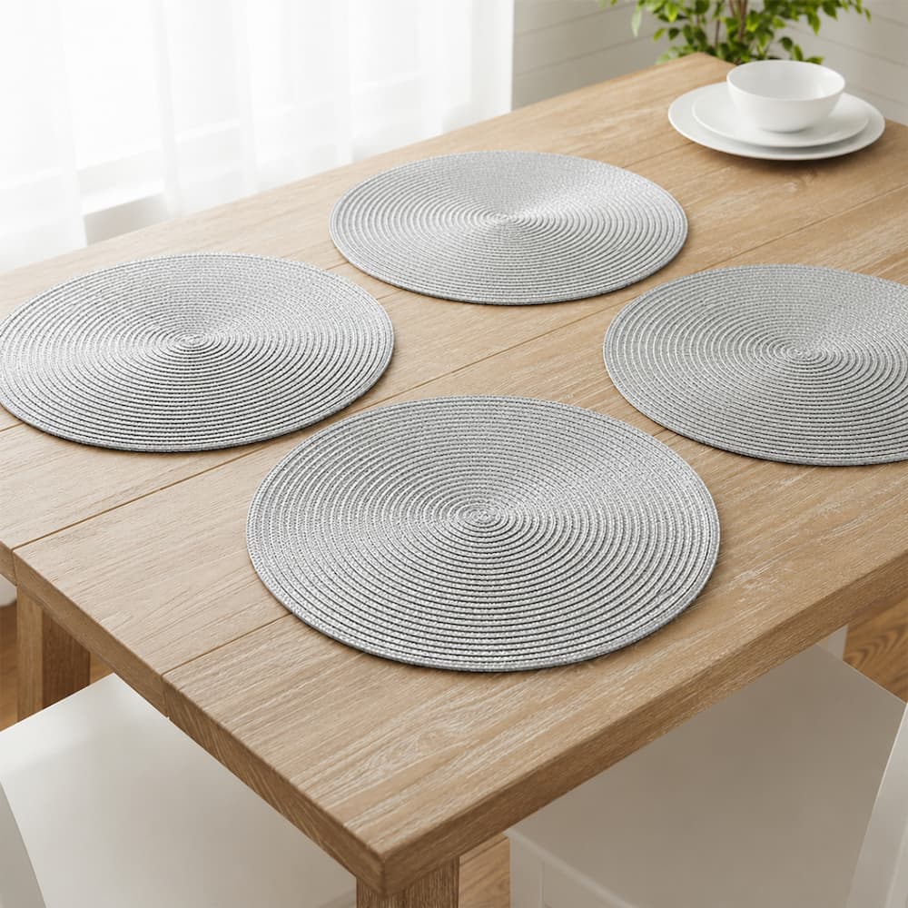 NDIVIDUALES DE MESA SET X6 PLÁSTICO 38 CM COLORES A ELEGIR - 10