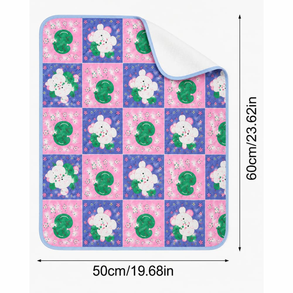 MUDADOR ACOLCHADO PARA BEBÉ 60X50 CM PLEGABLE Y LAVABLE - 10