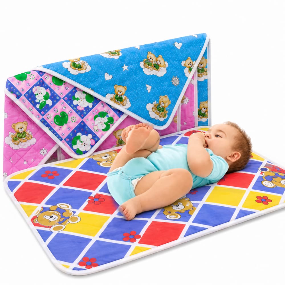 MUDADOR ACOLCHADO PARA BEBÉ 60X50 CM PLEGABLE Y LAVABLE - 3