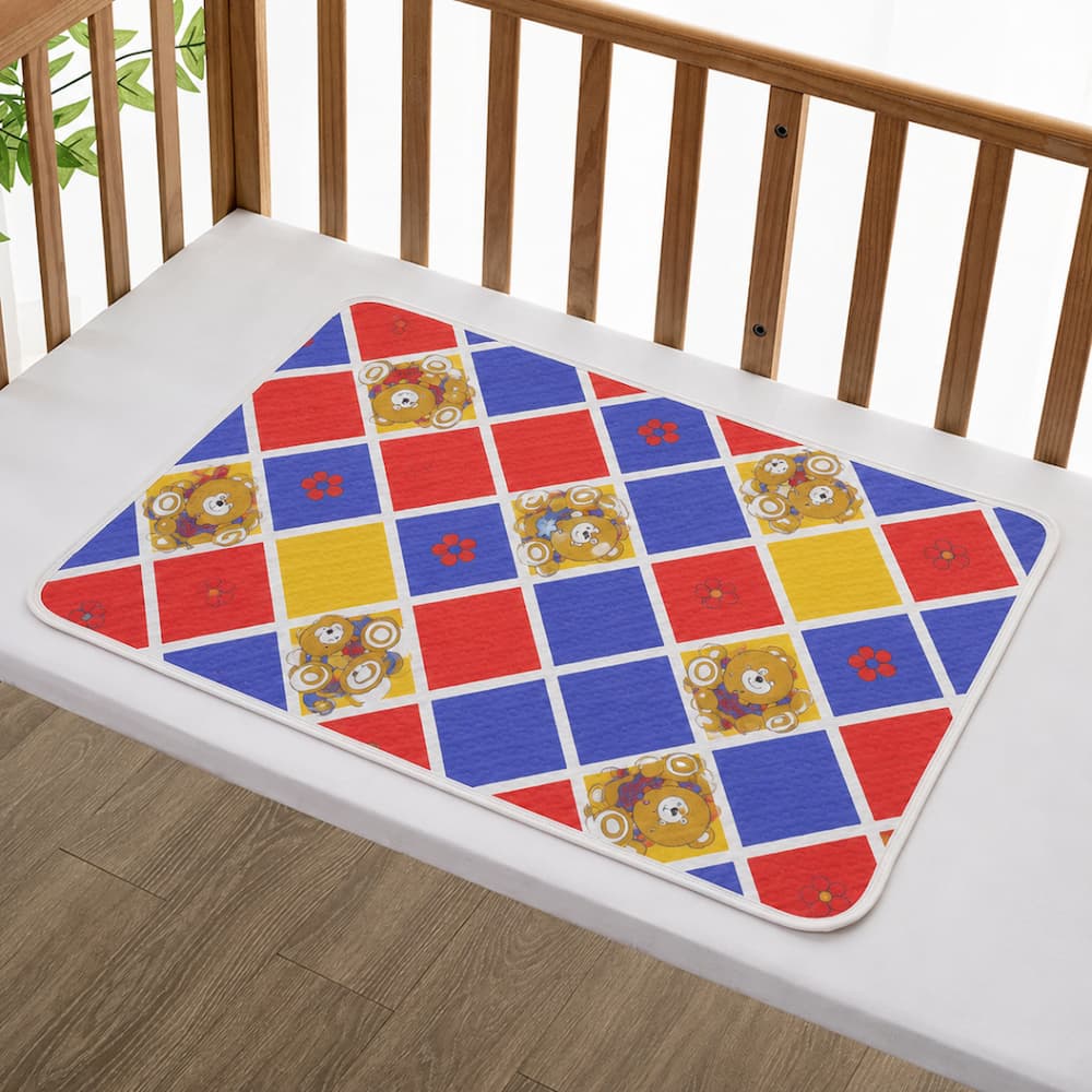 MUDADOR ACOLCHADO PARA BEBÉ 60X50 CM PLEGABLE Y LAVABLE - 8