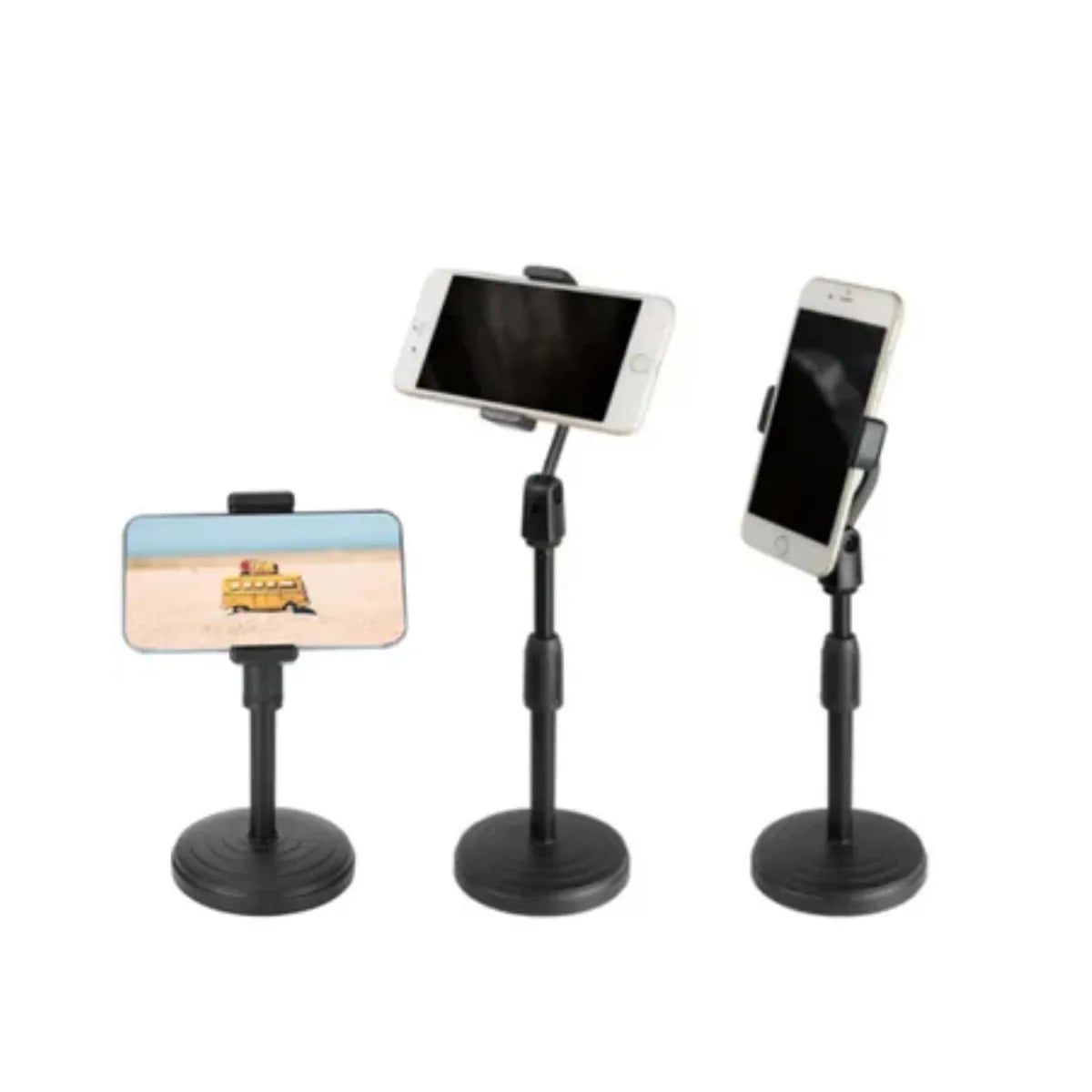 PORTA CELULAR PARA ESCRITORIO CON ALTURA REGULABLE Y BASE FIRME - 7