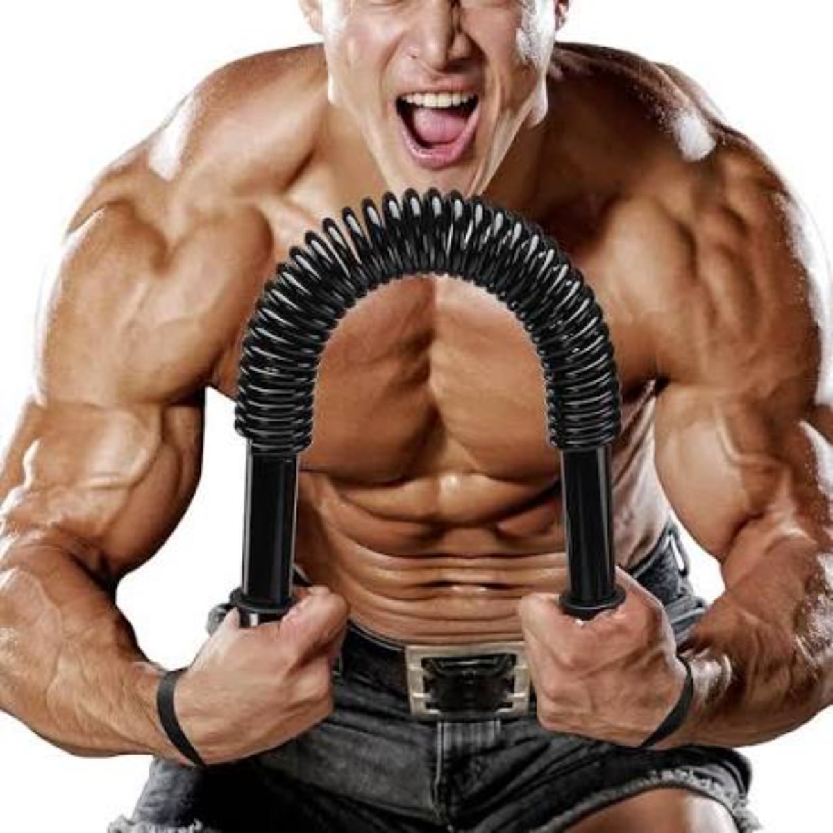 BARRA PARA EJERCICIOS DE FUERZA 20 KG PECHO BRAZOS Y ESPALDA - 1