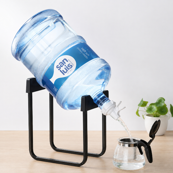 SOPORTE PARA BIDÓN DE AGUA 20L CON CAÑO DISPENSADOR - 1