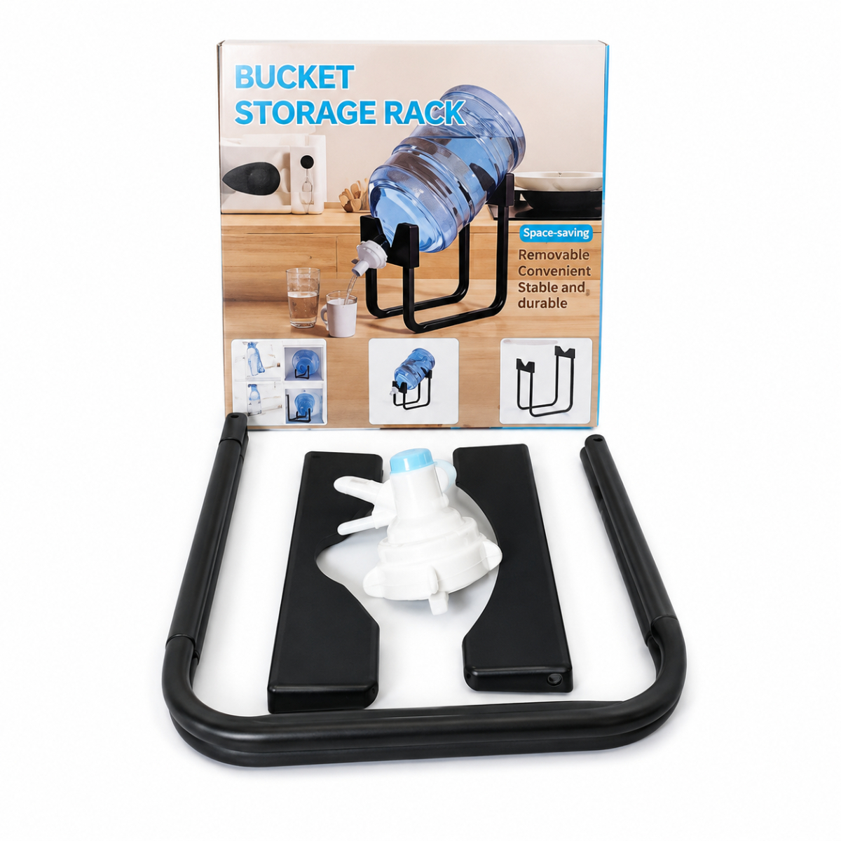 BASE PARA BIDÓN DE AGUA 20L CON CAÑO DISPENSADOR INCLUIDO - 5