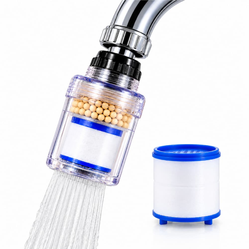 FILTRO PURIFICADOR DE AGUA PARA CAÑO GRIFO GIRATORIO 360 - 1