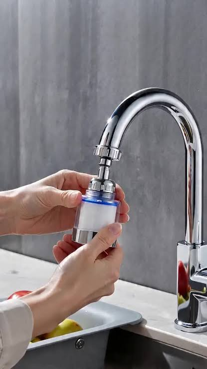 FILTRO PURIFICADOR DE AGUA PARA CAÑO GRIFO GIRATORIO 360 - 8