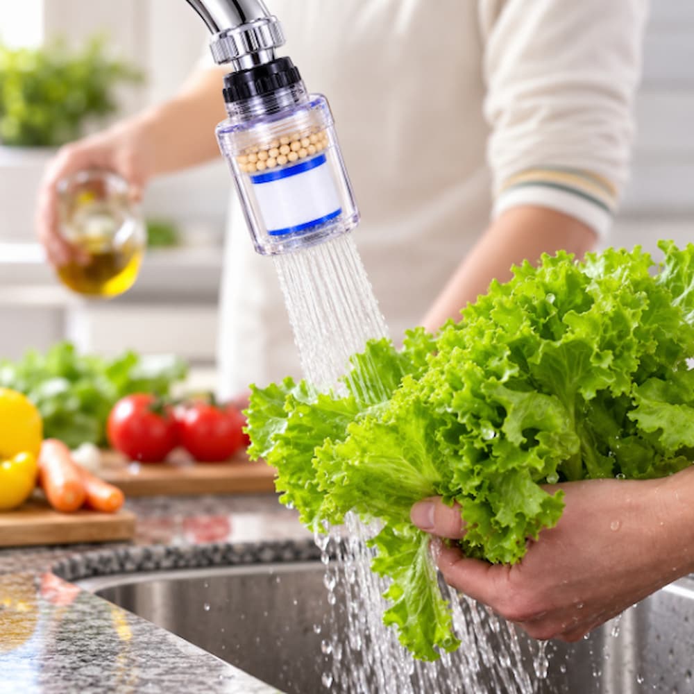 PURIFICADOR FILTRO DE AGUA PARA CAÑO DE COCINA GIRATORIO 360 - 3