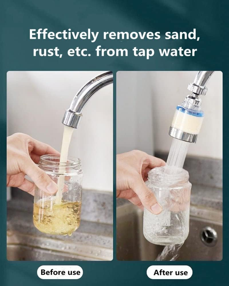 PURIFICADOR FILTRO DE AGUA PARA CAÑO DE COCINA GIRATORIO 360 - 5