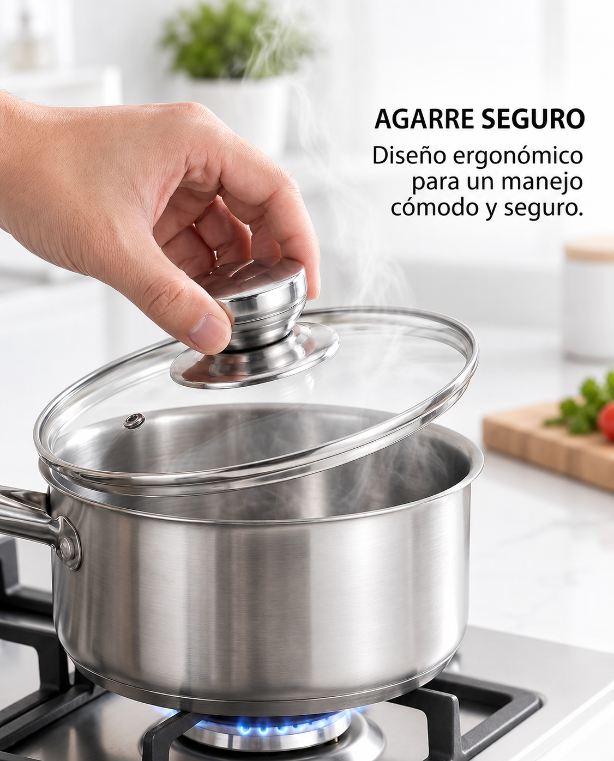 PACK X2 PERILLAS METÁLICAS DE REPUESTO PARA TAPAS DE OLLA - 6