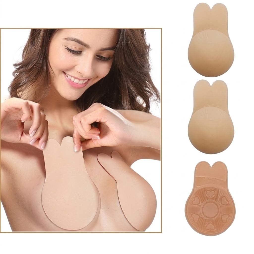 BRASIER ADHESIVO INVISIBLE LEVANTA BUSTO REUTILIZABLE - 7